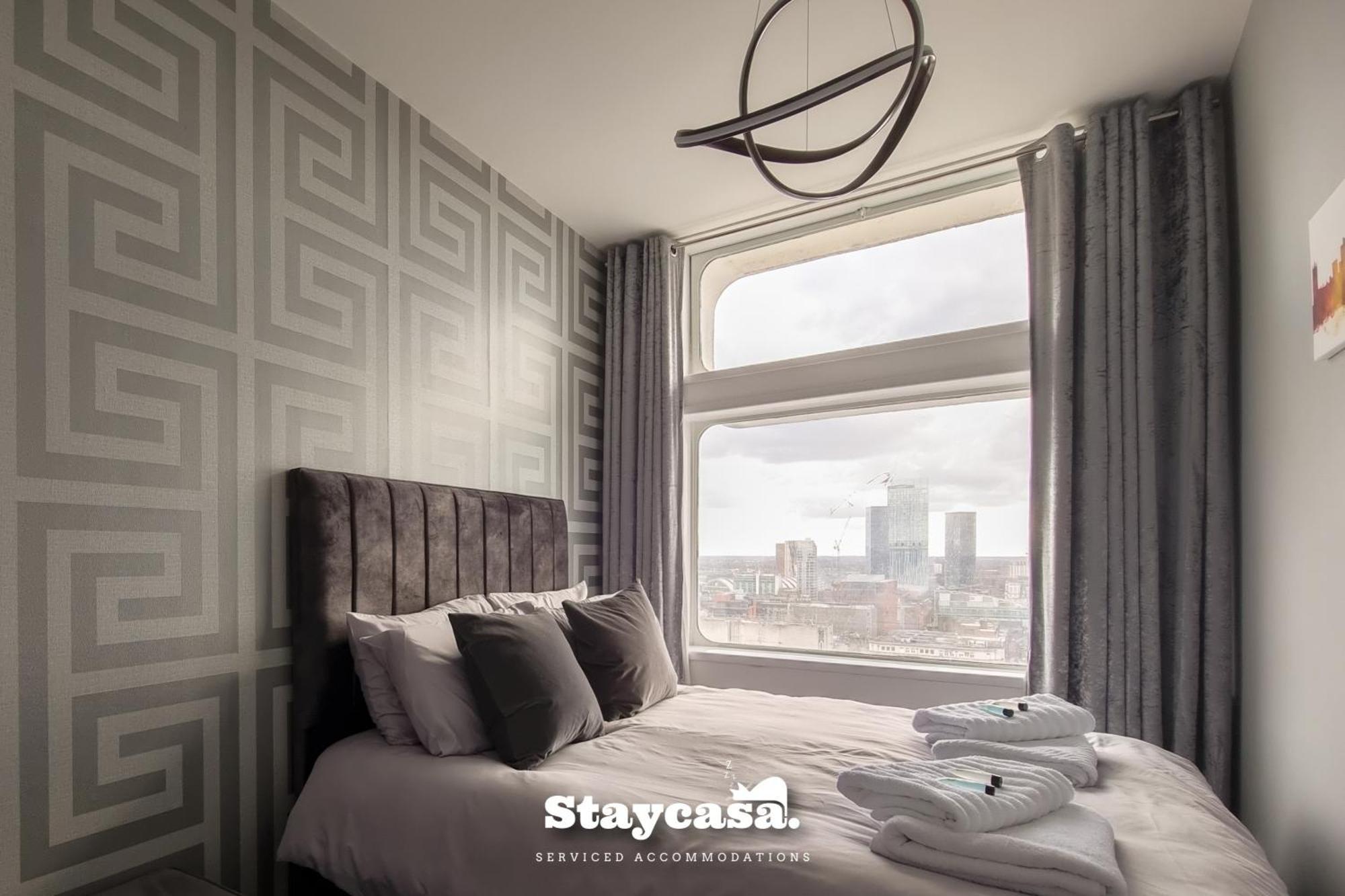 Luxury Penthouse Manchester Skyline 23Rd Floor Bagian luar foto