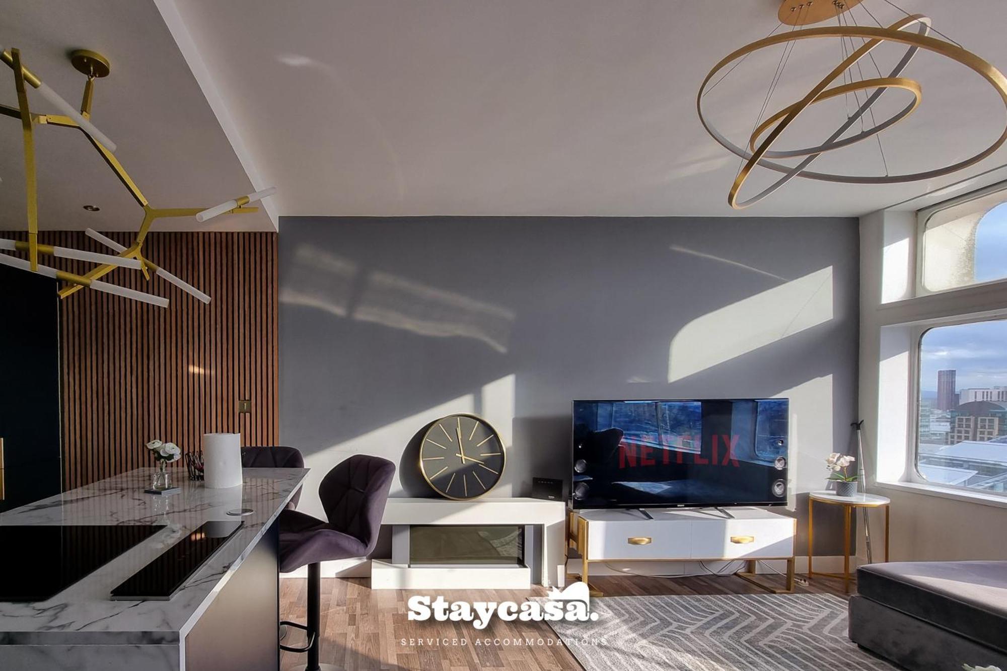 Luxury Penthouse Manchester Skyline 23Rd Floor Bagian luar foto